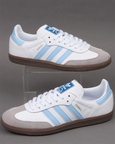 sambas adidas blauw